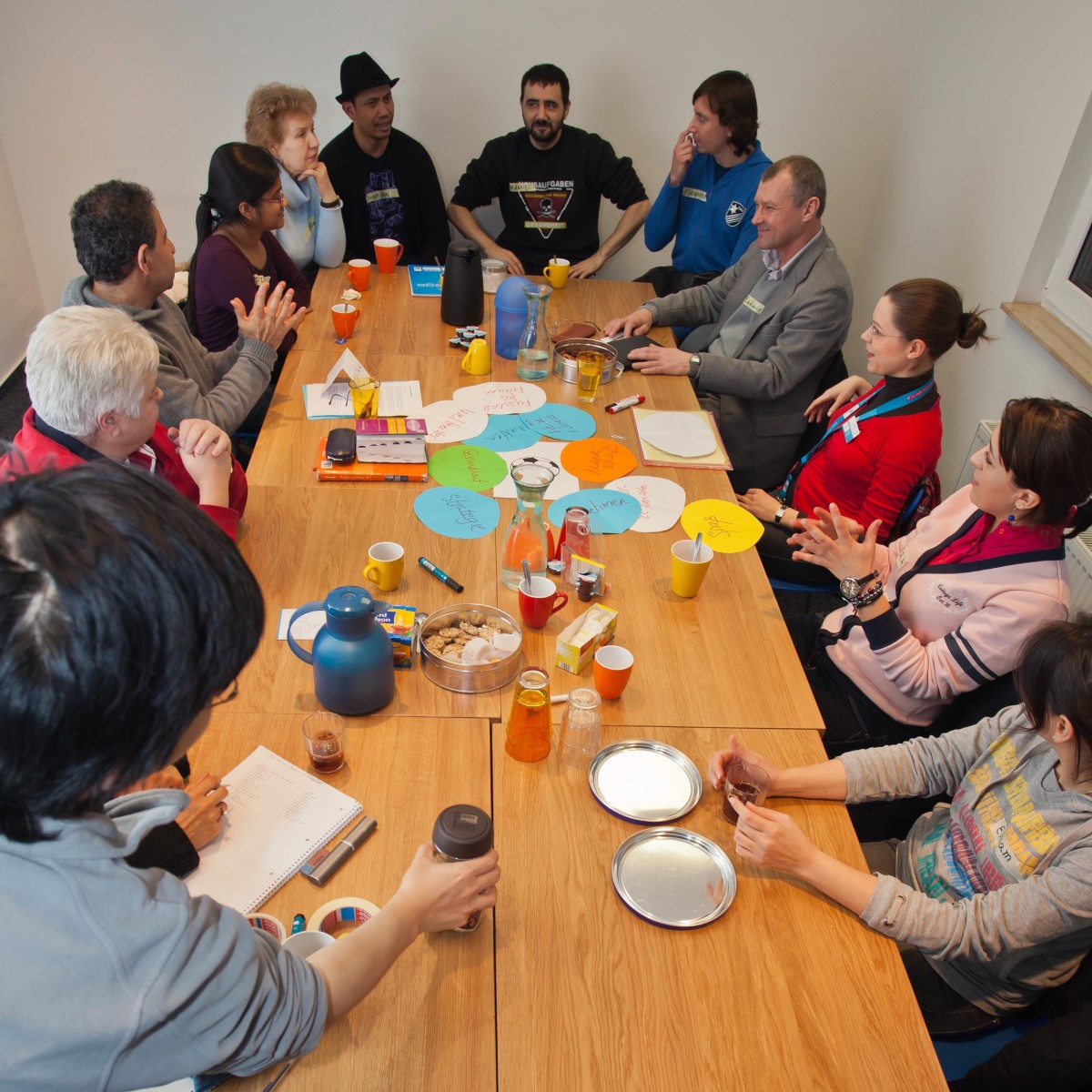 Photo of “Dialog in Deutsch”-Gesprächsgruppe in der Zentralbibliothek